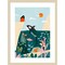 Untitled Artwork 172 by Bea Muller Wood Framed Wall Art Print